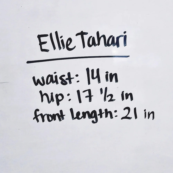 ELIE TAHARI Blue Black Snake Print 80% Linen Pencil Skirt, Fully Lined, Size 10 - Picture 16 of 16